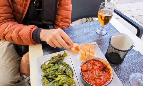 Ben + Michelle visit Alicante Spain - eating tapas